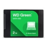 Western Digital WD Green SATA 2TB, Up to 545MB/s, 2.5 Inch/7 mm, 3Y Warranty, Internal Solid State Drive (SSD) (WDS200T2G0A)