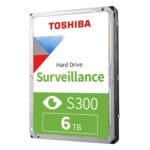 Toshiba S300 6TB Internal Surveillance Hard Drive, 3.5’’ SATA HDD, Supports up to 64 HD cameras at a 180TB/Year workload (HDWT860UZSVA)