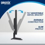 GEONIX PC Monitor (47 cm/18.5 Inch) | Resolution 1366 x 768 | Display Output-VGA & HDMI | LED Display | Power Consumption 21W (Max) | 3 Years Warranty - Image 2