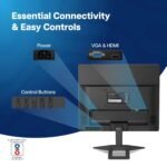 GEONIX PC Monitor (43.18 cm/17 Inch), VGA & HDMI, LED Display, 1280X1024 Resolution, 16.7M Color, 16W(Max) Power Consumption | 2 Years Warranty - Image 5