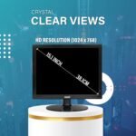 GEONIX PC Monitor (38.35 cm / 15.1 Inch), VGA & HDMI, LED Display, 1024X768 Resolution, 220cd/m2 (Max.) Brightness,12W (Max.) Power Consumtion - Image 5