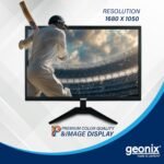 GEONIX 22 Inch PC Monitor | Full HD 1680 x 1050 Pixels | Display Output VGA & HDMI | with LED Back Light Technology |3 Years Warranty - Image 9
