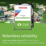 Toshiba S300 6TB Internal Surveillance Hard Drive, 3.5’’ SATA HDD, Supports up to 64 HD cameras at a 180TB/Year workload (HDWT860UZSVA) - Image 3
