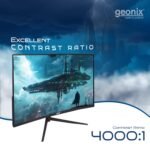 Geonix 32 inch Curved Monitor (Black) - Image 5