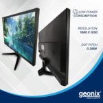 GEONIX 22 Inch PC Monitor | Full HD 1680 x 1050 Pixels | Display Output VGA & HDMI | with LED Back Light Technology |3 Years Warranty - Image 4